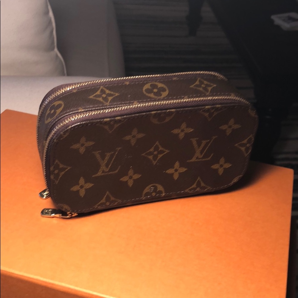 Louis Vuitton Monogram Double Zip Cosmetic Bag